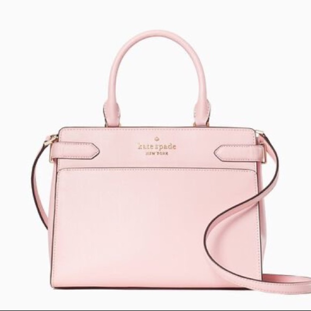 Kate Spade New York Medium Staci Satchel Light Crepe
